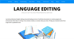 Desktop Screenshot of languageediting.com